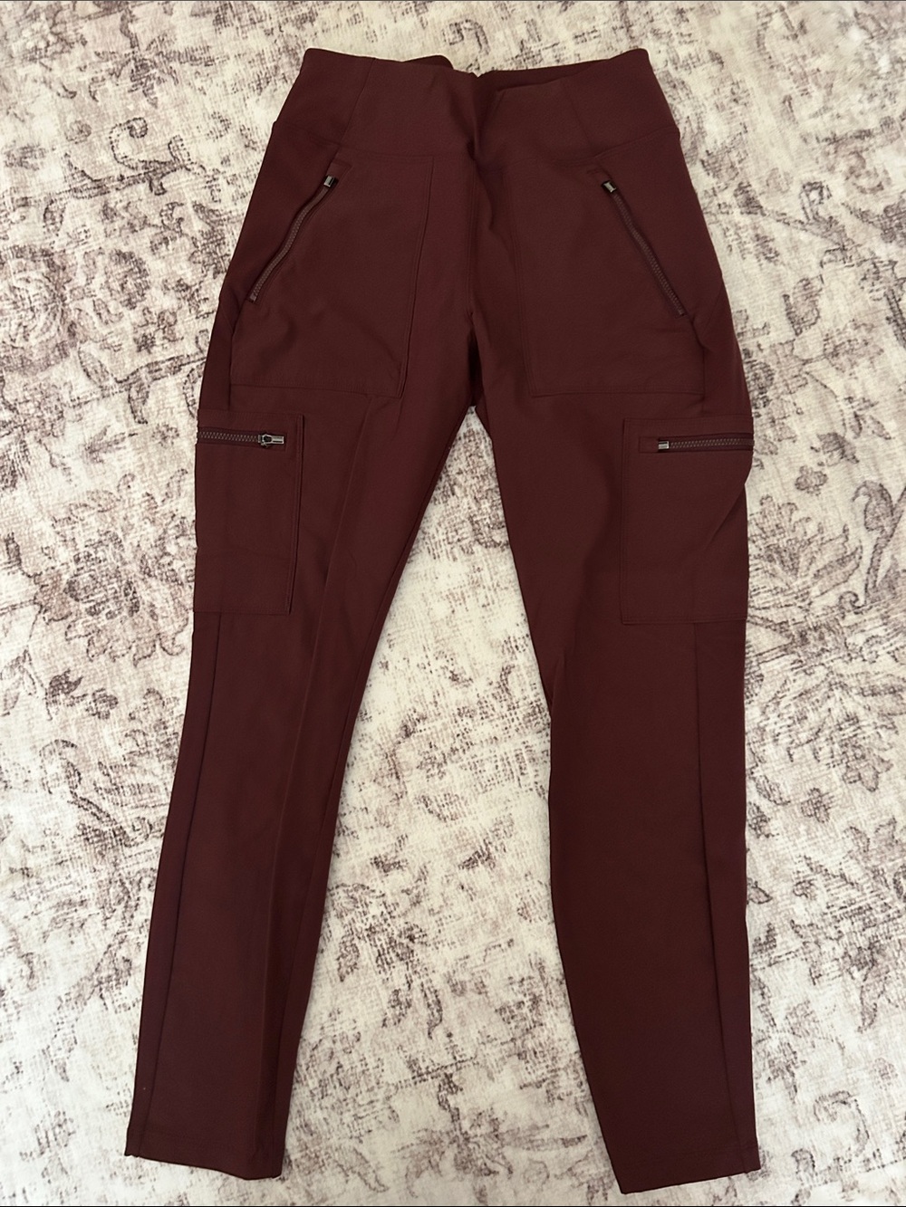 Athleta High-Rise Leggings in Deep Wine